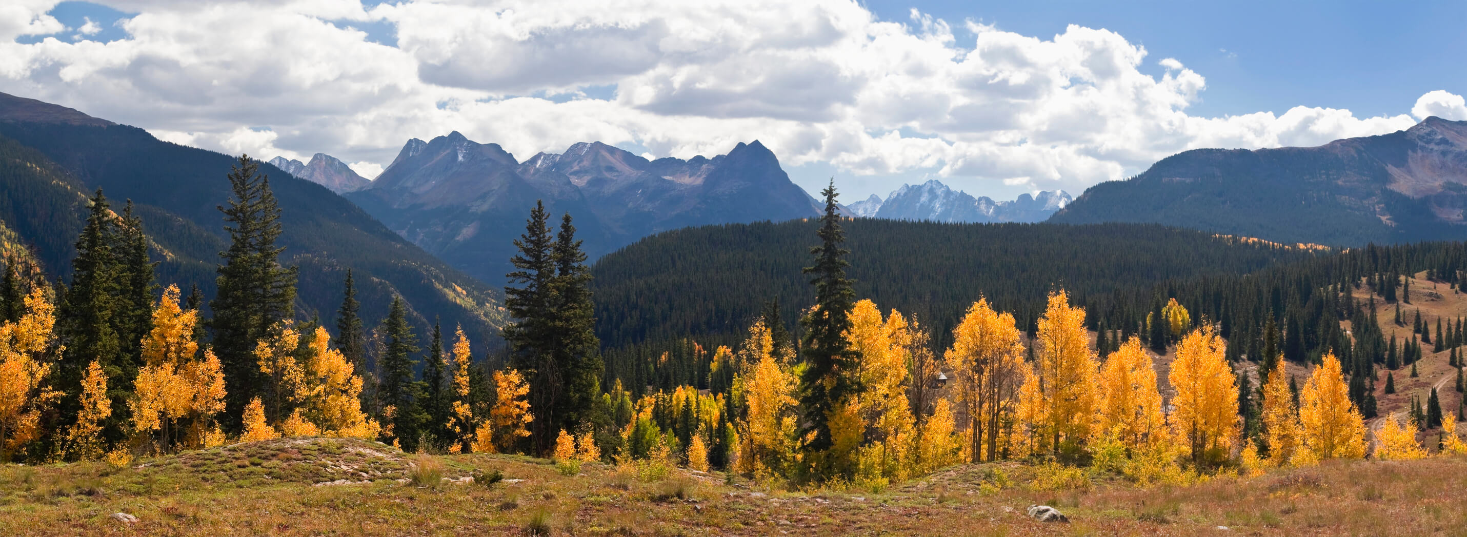 colorado mountains in fall