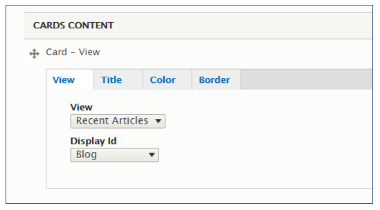 settings for how to add a blog to a page