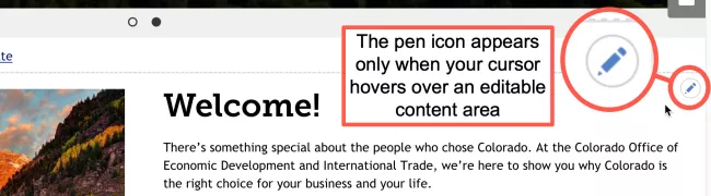 Contextual Pen Icon screenshot