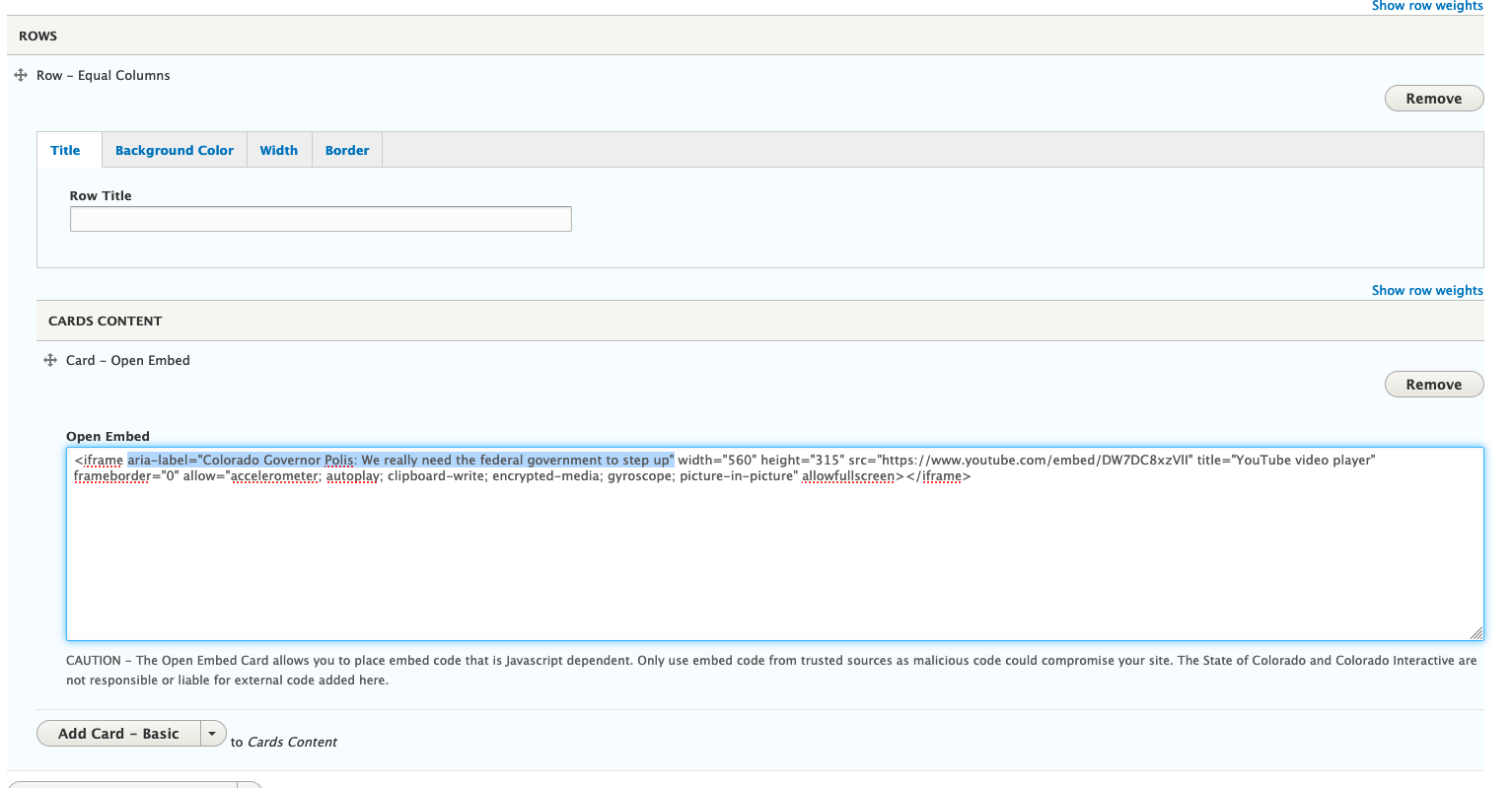 Iframe Alt Text Instruction